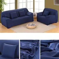 Elastyczna sofa pokrywa sofy sofa tanie bawełniane pokrywki do salonu Couch Slipcover Couch 1 2 3 4 SEATHER1309B