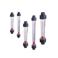 Flow Meters LZS-15 G1 2" DN15 6-60L H 10-100L H 16-160L H 25-250L H Short Tube Water Flow Meter Indicator Counter Rotameter Liquid Flowmeter
