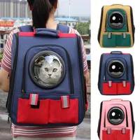 Pet Cat Backpack Breathable Cat Carrier Outdoor Pet Shoulder Bag For Small Dogs Cats Space Capsule Astronaut Travel Bag jllNOY319P