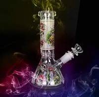 Glass Bong Hookahs Downstem Perc ice Catcher Heady Glass Dab Rigs Bubbler Smoking Glass Pipe Dabber With 14mm Bowl8329064
