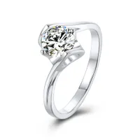 Wedding ring solitaire luxury ring love ring designer ring valentine's day classic series moissanite rings for women diamond engagement ring platinum plating m05