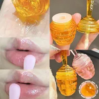 Lip Gloss Moisturizing Oil Anti-cracking Water Light Honey Makeup Hydrating Transparent Coat For Lipstick Women Care