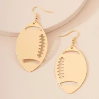 Dangle Earrings 2023 Hollow Out Rugby Drop for Women
