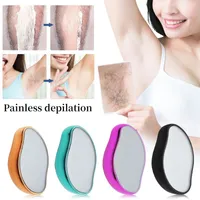 New Painless Physical Hair Removal Epilators Crystal Hair Eraser Safe Easy Cleaning Reusable Body Beauty Depilation Tool