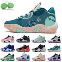 Paul George PG 6 Mens Basketball Shoes Sneaker Fluoro All Star White Black Mint Blue Paisley Bred Infrared Fog Grey Painted PG6 Mens Trainers Sports Sneakers Shoe 40-46