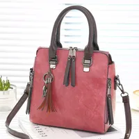 HBP Women Tote Purses PU Leather Shoulder Bag Ladies Fashion Large Capcity Shopping Bags Handbag Pink Color209S