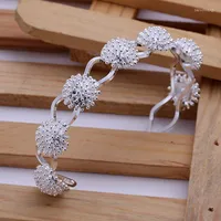 Bangle Silver Plated Fashion Jewelry Fireworks Bracelets&bangle Wholesale SMTB141