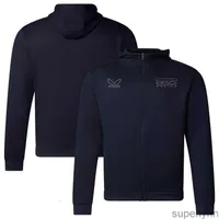 2023 New Formula 1 Hoodie Jacket F1 Team Official Website Men's Zipper Sweatshirt Spring Casual Sports Oversized Sweat Custom Xars