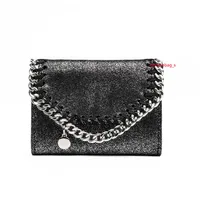 Designer Fashion Women Purse Stella Mccartney Small Wallets Causal Lady Wallet Soft PVC Leather Bag fashionbag s239N