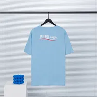 Camiseta de camiseta masculina Polos Round Camiseta, vestido de verano de moda polar bordada y impresa de escote de gran tamaño, con camiseta de algodón de calle, polo y camiseta.ba3