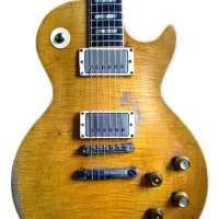 Relic Aged LP Standar Gary Moore Singure Electric Guitar Aged Body Humbucker Pickups Imported Hardware