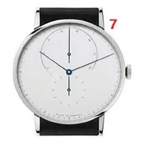 2020 Luxury nomos Men Quartz Casual Watch Sports Watch Men Brand Watches Male Leather Clock small dials work Relogio Masculino321F