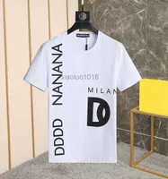 DSQ PHANTOM TURTLE Mens Designer T shirt Italian Milan Fashion Print T-shirt Summer Black White T-shirt Hip Hop Streetwear 100% Cotton Tops Plus size 1053 6P4M
