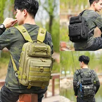 Rucksack Angelrucksäcke Tactical Assault Bag Military Pack Sling Army Molle Für Outdoor Wandern Camping Jagd Brust