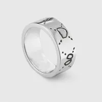 925 sterling silver skull rings moissanite anelli bague for mens and women Party promise championship jewelry lovers gift217t