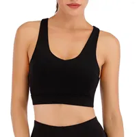 Women's T Shirts Sports Bra For Women Gym Seamless High Impact Yoga Fitness Top Female Underwear Push-up Sportswear Bralette