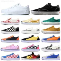 designer shoes Cheaper Van Old Skool Canvas Shoes Men Women Running Sneakers White Black Pink Green Slip on Chaussures Breathable W3Q4