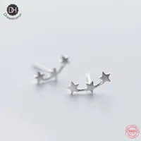 Stud Earrings Dreamhonor 2023 Fashion 925 Sterling Silver Star With Women Valentine's Day Gift Jewelry SMT539