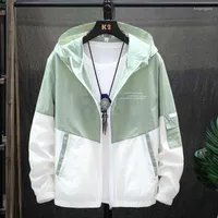 Men's Jackets 2023 Summer Hooded For Men Sun Protection Clothing Fishing Hunting Clothes Quick Dry Skin Male Windbreaker Size 4XL