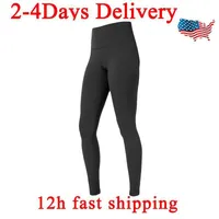 Plus Size Lycra fabric Solid Color Women&#039;s Leggings High Waist yoga align pants Elastic Fitness Lady Outdoor Sports Trousers 12H fastshipping