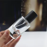 Storage Bottles 30ml Thick Round Glass Perfume Empty Travel Spray Atomizer Cosmetic Sprayer Bottle Refillable