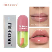 Lip Gloss Mint Oil Moisturizing Plumping Lips Clear Lighten Lines Long Lasting Liquid Lipstick Care Cosmetic