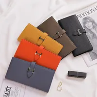 Retro classic ladies clutch bag coin purse brand designer women multi-card pocket wallet female large-capacity credit card po b308h
