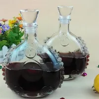 1PC Glass Bottles Red Wine Whiskey Decanter Set Magic Decanter Wine Glass Sobering Device Quality Bar Set J1089309w