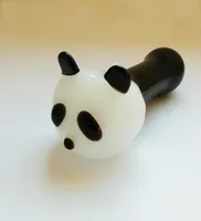 New Arrival Glass Hand pipes Creative Panda style Tobacco Burner Smoking Rig Bong 11cm Length6335120