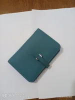 middle Genuine Leather wallets for lady Wholesale cheaper Fashion handbag multiple purse with coin Pocket card holders