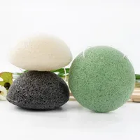 Natural Konjac Cosmetic Puff Bamboo Charcoal Cleanser Sponge Makeup Facial Cleaning Tool