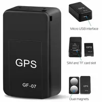 Mini Car GPS Tracker GF07 Magnetic Mount Real-time SIM Message Locator Car Motorcycles Family Pet Universal Anti-lost Positioner