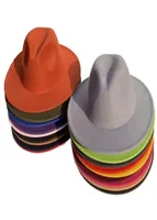 Winter Fashion Jazz Hat Fedora hats Mens womens Classic Warm Wide Brim Trilby Vintage Lady Trendy Hats Panama cap caps for men wom3095583