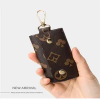 Men And Women Luxury Leather Key Clip bag Fashion Printing Multifunctional Wallet Keychain Holder Case Cover Purses Pouch Mini Pen245v