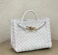 Andiamo Totes 2023 New Leather Counter Coulde Women Top Top Handle Cowhide Handbags Desginer Luxury Brand Handmade Messenger Bags 2364