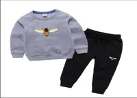 Kids Boy Luxury Designer Fashion Girl Clothes Sportswear Autumn Baby Hoodies 2 Pcssets Children Outfit Toddler Cotton Tracksuit3459714