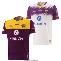 2022 Wexford GAA 3 Stripe Home Goalkeeper Mens Rugby Jerseys Size S-5XL Print Custom Name NumberTop Quality Free Delivery