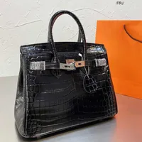 Designer Handbags Birkin Bags Herms Tote Women High Quality Full Leather Large Capacity Lady Stripes Travel Shoulder Handbag Bb Have Logol9h8 Logo Frj