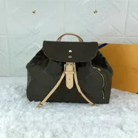 Sperone MM Bb Mini White Damier Azur Backpacks Designer Shopping Bag Womens Canvas Coated Leather Crossbody Flower Luxurys Brand B253t