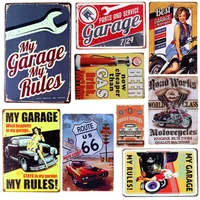 2021 Metal Poster Home Decor Motorcycle Bicycle Wall Decals Art Metal Tin Signs Dads Plate Painting Bar Club Garage Decoration Wal188c