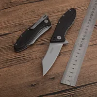 Kershaw Grinder 1319 Razor Tactical Folding Knife ABS Handle Outdoor Camping Hunting Survival Pocket Utility EDC Tools Fishing Res312q