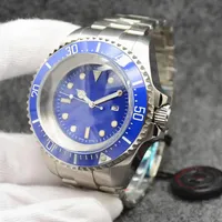 Men's automatic mechanical watch waterproof large size 55mm stainless steel folding buckle266z