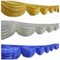 Wedding Backdrop Swag Ice Silk Drape Swag Decoration For Event Party Wedding Backdrop Curtain Stage Background Wedding Decoration324Q