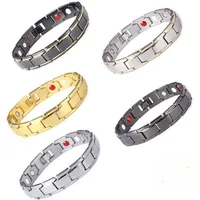 New fashion luxury designer bracelet magnet couple jewelry stainless steel magnetic bracelets detachable charm bangles silver gold black colors