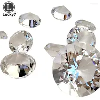 Jewelry Pouches Wholesale 80mm Acrylic K9 Rhinestone Artificial Diamond Naked Gem Transparent Glass Crystal Gemstone