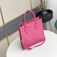 Onthego Mini Totes Women Luxurys Designers Bag Small Handbags M45659 Ladies Tote Shopping Bags Handbag Classic Letter Flower Purse234v
