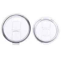 Mugs Food Grade PP 20 30 Ounce Splash Spill Proof Clear Mugs Cups Lid Replacement Fit Vacuum Lid For Tumbler Cup W0331