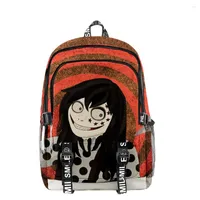 Backpack 2023 3D Horror Creepypasta Men Women Oxford School Bag Fashion Style Teenager Girl Child Travel
