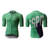 Racing Jackets Maillot Cycling Clothes Breathable Bike Shirts Fitness Green Short Sleeve Bicycle Uniform Men Summer Jersey Tops Kit