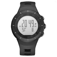 Wristwatches OHSEN Brand LCD Digital Watch Men Women Outdoor Sport Watches 50M Waterproof Fashion Black Rubber Band Wristwatch Clocks Gifts